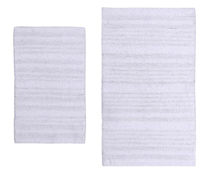 PERTHSHIRE PLATINUM COLLECTION - 2 PIECES SET MULTI CHAIN BATH RUGS COLLECTION