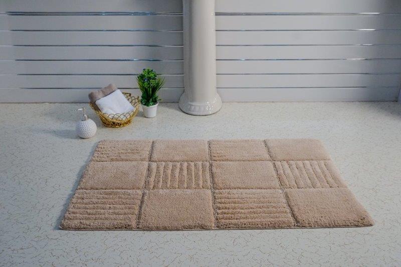 CASTLE HILL LONDON - SINGLE PIECE CHAKKAR BOARD BATH RUG COLLECTION