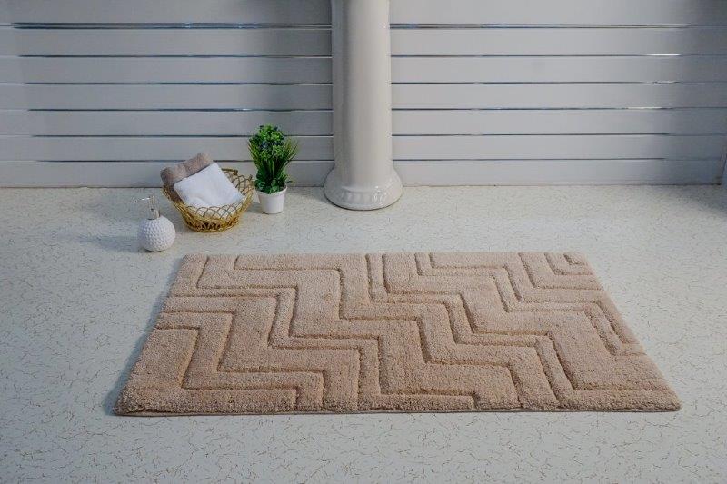 CASTLE HILL LONDON - SINGLE PIECE ZIG ZAG BATH RUG COLLECTION