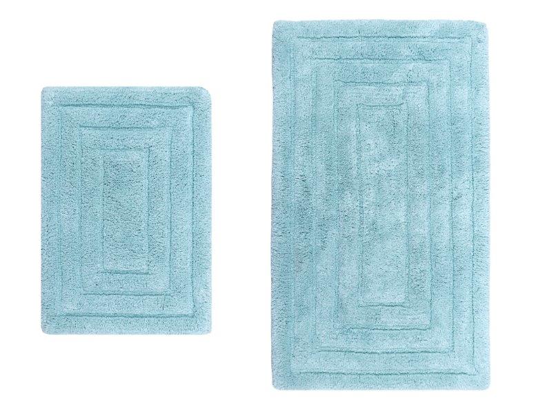 CASTLE HILL LONDON - 2 PIECES SET RACETRACK BATH RUGS COLLECTION