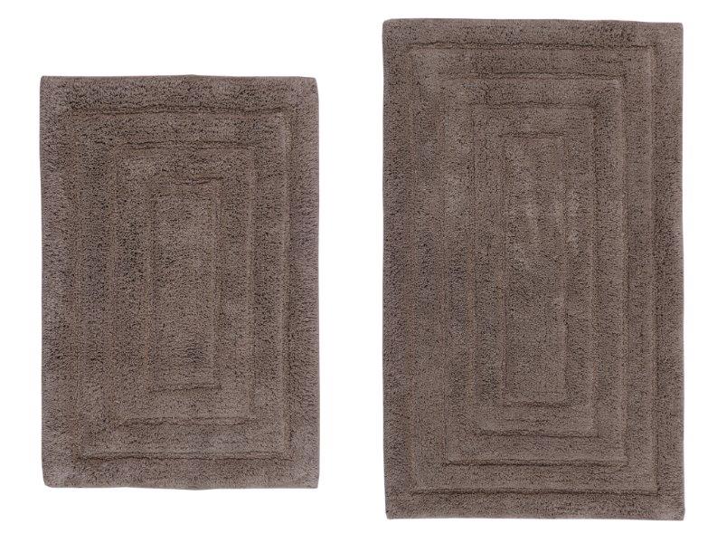 CASTLE HILL LONDON - 2 PIECES SET RACETRACK BATH RUGS COLLECTION