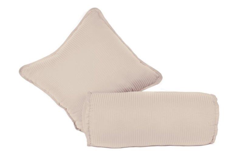 KENTSHIRE COLLECTION - T410 SORRENTO STRIPE CUSHION SANDSTONE