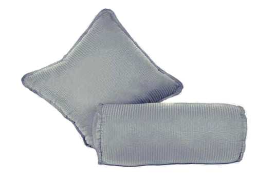 KENTSHIRE COLLECTION - T410 SORRENTO STRIPE CUSHION SILVER