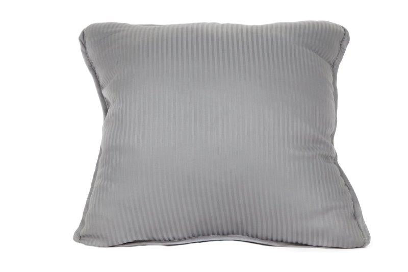 KENTSHIRE COLLECTION - T410 SORRENTO STRIPE CUSHION SILVER