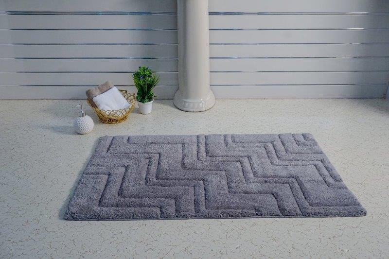 CASTLE HILL LONDON - SINGLE PIECE ZIG ZAG BATH RUG COLLECTION