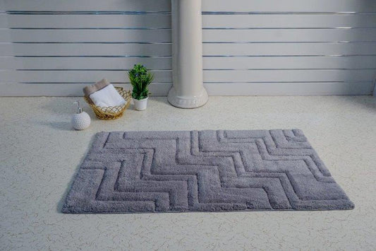 CASTLE HILL LONDON - SINGLE PIECE ZIG ZAG BATH RUG COLLECTION