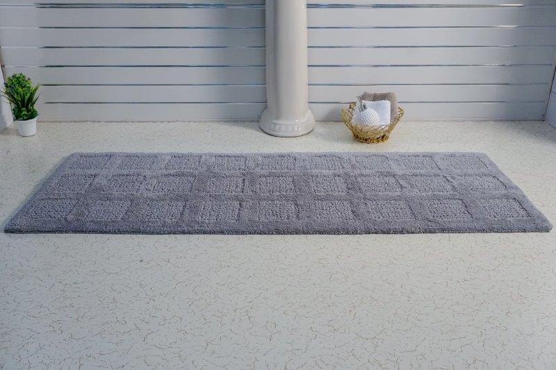 PERTHSHIRE PLATINUM COLLECTION - SINGLE PIECE SQUARE HONEY REVERSIBLE BATH RUG COLLECTION