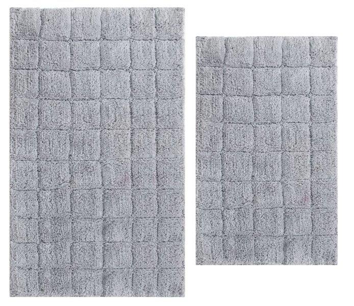 CASTLE HILL LONDON - 2 PIECES SET SUMMER TILE BATH RUGS COLLECTION
