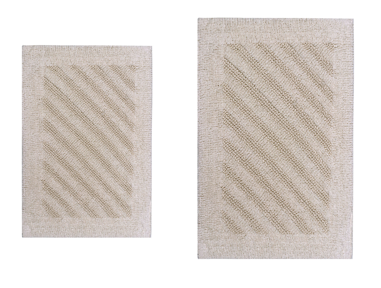 CASTLE HILL LONDON - 2 PIECES SET SHOOTING STAR BATH RUGS COLLECTION