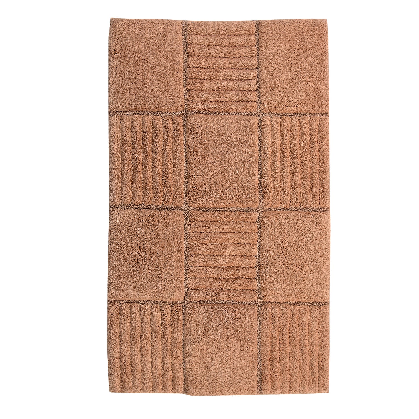 KNIGHTS BRIDGE - SINGLE PIECE CHAKKAR BOARD BATH RUG COLLECTION