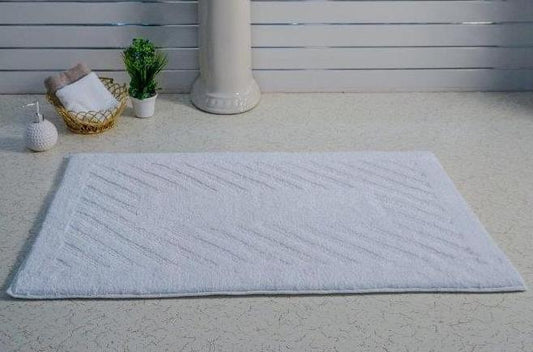 PERTHSHIRE PLATINUM COLLECTION - SINGLE PIECE DIAGONAL RACETRACK REVERSIBLE BATH RUG COLLECTION