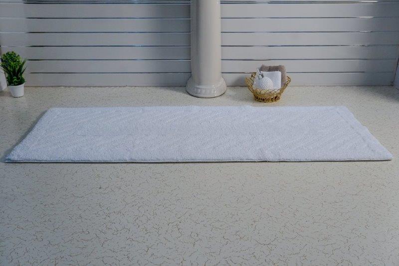 PERTHSHIRE PLATINUM COLLECTION - SINGLE PIECE DIAGONAL RACETRACK REVERSIBLE BATH RUG COLLECTION