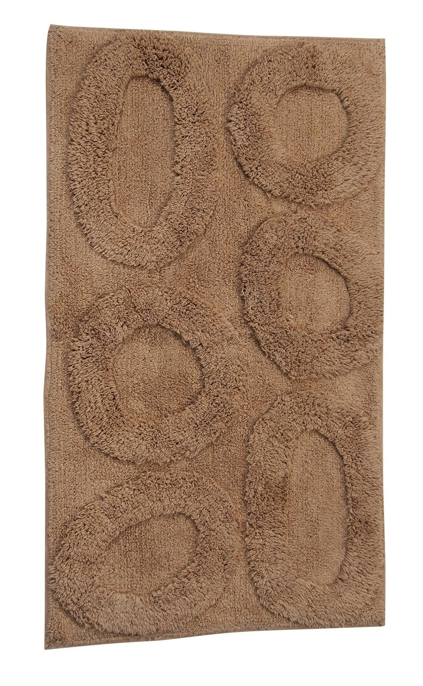 CASTLE HILL LONDON - SINGLE PIECE PEBBLE BATH RUG COLLECTION