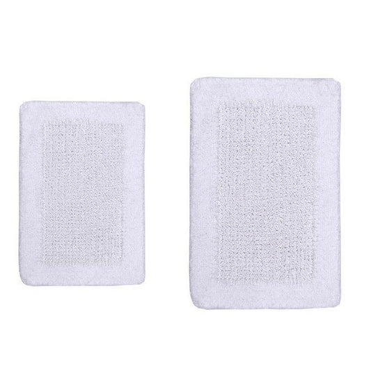 CASTLE HILL LONDON - 2 PIECES SET NAPLES BATH RUGS COLLECTION